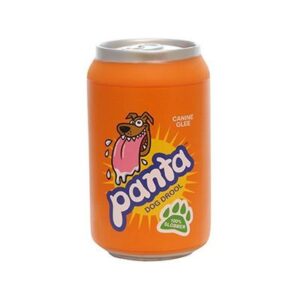 Soda Can Panta Squeaky Dog Toy