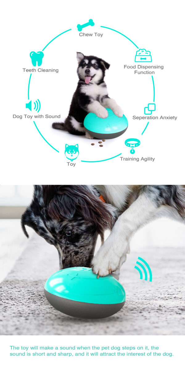 Interactive Saucer Treat and Food Dispenser